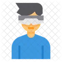 Virtual Glasses Vr Gadget Icon