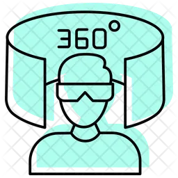 Virtual Glasses  Icon