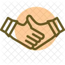 Virtual handshake  Icon
