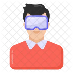 Virtual Headset  Icon