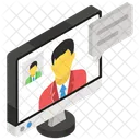 E Learning Distance Education Virtual Learning Icon