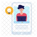 Online Learning E Learning Virtual Learning Icon
