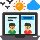 Virtual Meeting Online Conference Virtual Collaboration Symbol