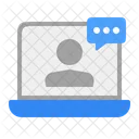 Virtual Meeting Video Call Online Meeting Icon