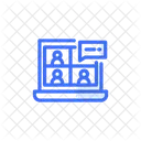 Virtual Meeting Icon