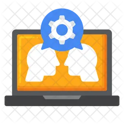 Virtual Meeting  Icon