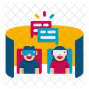Virtual Meeting  Icon