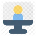 Virtual Meeting  Icon