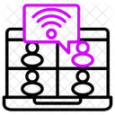 バーチャルミーティング アイコン