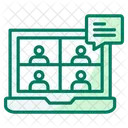 Communication Remote Work Work Icon