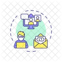 Virtual Mentoring Online Mentorship Icon