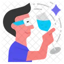 Virtual Party Get Together Metaverse Icon