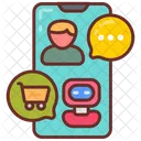 Virtual personal shopping assistants  Icon