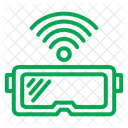 가상 현실 VR 안경 기술 아이콘