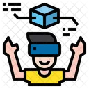 Virtual Reality Vr Glasses Digital Icon