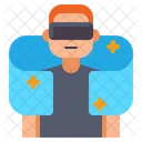 Virtual Reality Vr Glasses Augmented Reality Icon