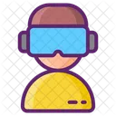 Virtual Reality Vr Glasses Augmented Reality Icon