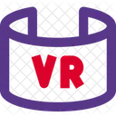 Virtual-Reality-Bildschirm  Symbol