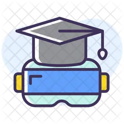 Virtual reality education  Icon