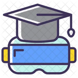 Virtual reality education  Icon