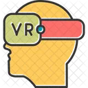 Virtual Reality Glasses Metaverse Virtual Icon