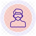 Virtual Reality Color Circle Icon Icon