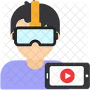 Virtual Reality Vr Vr Glasses Icon