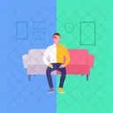 Virtual Reality Real Icon