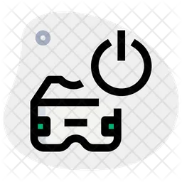 Virtual Reality Power Switch  Icon