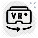 Virtual Reality Rotation Three  Icon