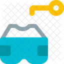 Virtual-Reality-Schlüssel  Symbol