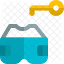 Virtual-Reality-Schlüssel  Symbol