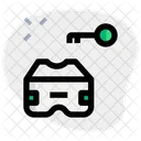 Virtual-Reality-Schlüssel  Symbol