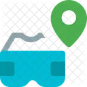 Virtual-Reality-Standort  Icon