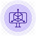 Virtual Reality Theater Liniensymbol Symbol