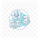 Nft Virtual Digital Icon