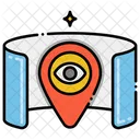 Virtual Tour Location Pin Location Pointer Icon