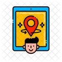 Virtual Tour Virtual Location Pin Icon