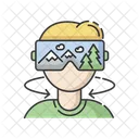 Virtual tourism  Icon