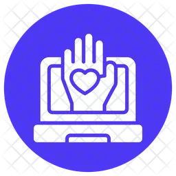 Virtual Volunteering  Icon