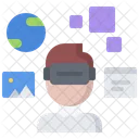 Virtual World  Icon