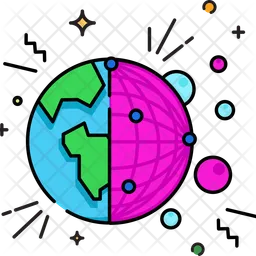 Virtual World  Icon