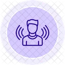 Virtual World Line Icon Icon