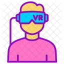 Virtuelle Realität  Symbol