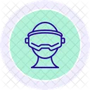 Virtual Reality Liniensymbol Symbol