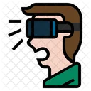 Virtuelle Realitat VR Realitat Icon