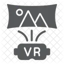 Virtuell Realitat VR Symbol