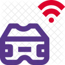 Virtuelle Realität WLAN  Icon