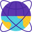 Virtuelle Welt  Symbol