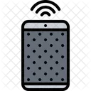 Virtueller Assistent Lautsprecher  Symbol